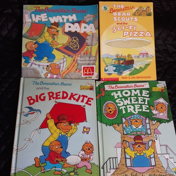 LOT of 4 Classic The Berenstain Bears Books (McDon - Picture 1 of 7